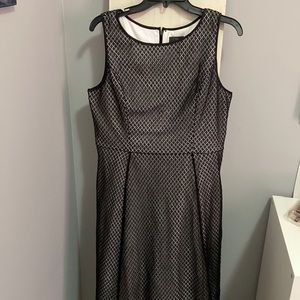 Black and white Adrianna Papell dress.